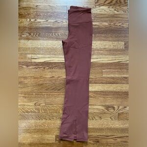 Athleta Elation Split Flare Pant Ancient Mahogany Size Medium